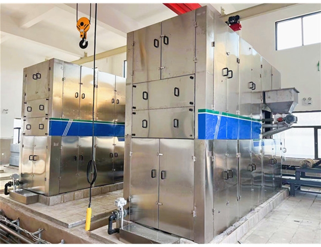 2套一體式污泥深度脫水機(jī)在河南某自來水廠投入使用